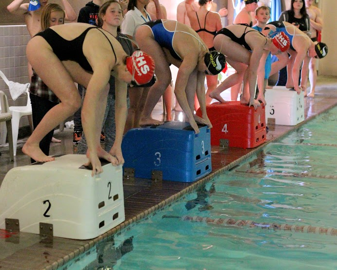 The Sandpoint swim team’s last home meet took place on Oct. 14 against Coeur D’Alene High School.