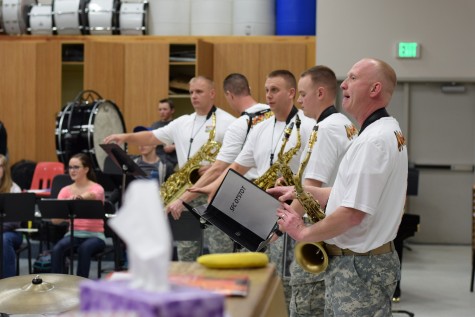 IDAHO NATIONAL GUARD BAND VISITS SHS