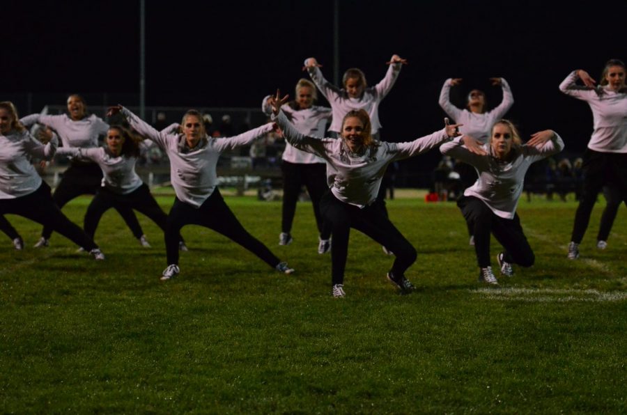 The Sandpoint dance team performed a zombie dance in honor of Halloween. 