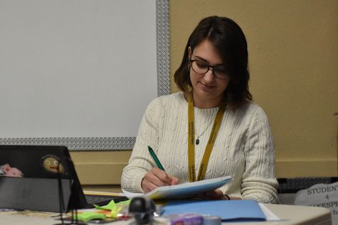 ALUMNA RETURNS TO SHS AS STUDENT TEACHER