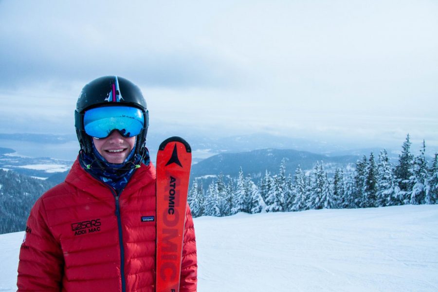 Addison+McNamara+has+dedicated+his+time+training+at+Schweitzer+Mountain+Resort+before+upcoming+ski+races.