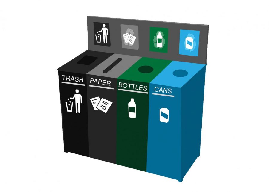 Recycling can limit the amount of trash that goes to a landfill.