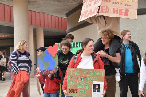 Students participate in last October's Global Climate Strike outside of Sandpoint High School. The Coronavirus pandemic has had an impact on the environment globally. Will the positive ecological effects seen in some parts of the world during the pandemic last?
