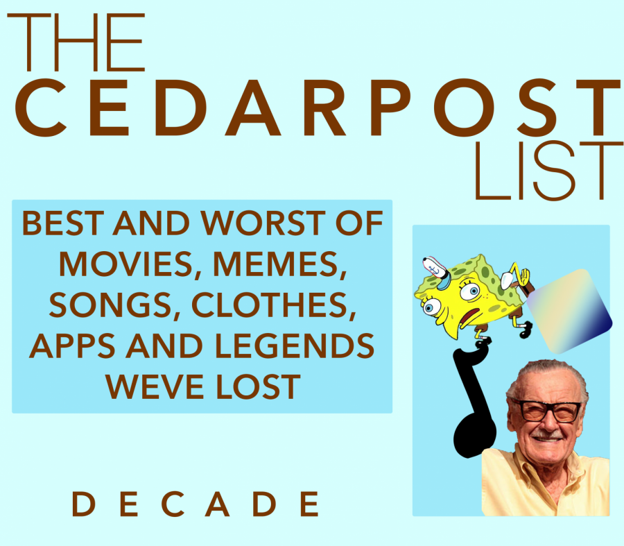 Here are our best and worst things of the previous decade.