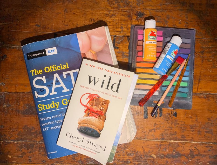 Study for the SAT, read a book, or create artwork during the break.