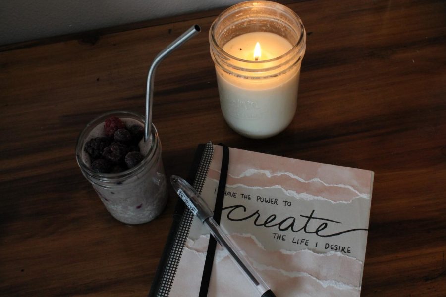 One+of+the+ways+you+can+boost+your+mood+is+by+setting+up+a+relaxing+space+and+journaling.