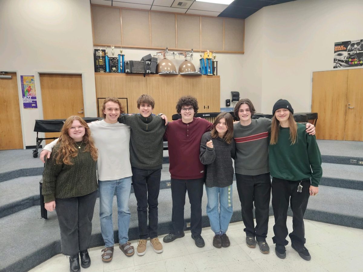 The+Accidentals+pictured+from+left+to+right+Sophie+Capodagli%2C+Keane+Haesle%2C+Evan+Brubaker%2C+Will+Clark%2C+Maddie+Mitchell%2C+Noah+Darrin+and+Aidan+Bates.+