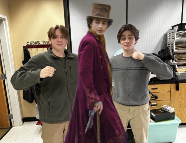 Noah and Matthew with William Wonka