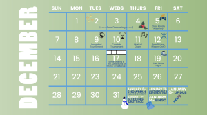 Student Mentors are hosting several activities for students and teachers during December and January.
