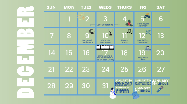 Student Mentors are hosting several activities for students and teachers during December and January.